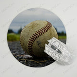 MaiYaCa Your Own Mats Baseball  Laptop Gaming Mice Mousepad Round Mouse Pad PC Computer Mat - one46.com.au