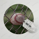 MaiYaCa Your Own Mats Baseball  Laptop Gaming Mice Mousepad Round Mouse Pad PC Computer Mat - one46.com.au