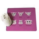 MaiYaCa  Piggy Anti-Slip Durable Silicone Computermats Size for 18x22x0.2cm Gaming Mousepads - one46.com.au