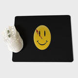 MaiYaCa Smiley Face Black Background Office Mice Gamer Soft Mouse Pad Size for 18x22x0.2cm Gaming Mousepads - one46.com.au