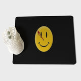 MaiYaCa Smiley Face Black Background Office Mice Gamer Soft Mouse Pad Size for 18x22x0.2cm Gaming Mousepads - one46.com.au