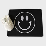 MaiYaCa Smiley Face Black Background Office Mice Gamer Soft Mouse Pad Size for 18x22x0.2cm Gaming Mousepads - one46.com.au
