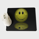 MaiYaCa Smiley Face Black Background Office Mice Gamer Soft Mouse Pad Size for 18x22x0.2cm Gaming Mousepads - one46.com.au