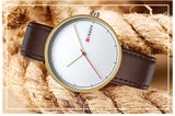 Simple Creative Brand Quartz watches Men's Leather strap Causal Wristwatch Unisex Design Relojes hombre montre New Curren - one46.com.au