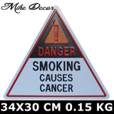 [ Mike Decor ] HAZARDOUS MATERIAL Factory Painting Triangle Plaque Public decor YD-524 - one46.com.au