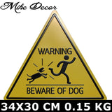 [ Mike Decor ] HAZARDOUS MATERIAL Factory Painting Triangle Plaque Public decor YD-524 - one46.com.au