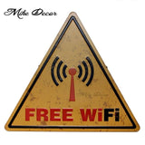 [ Mike Decor ] HAZARDOUS MATERIAL Factory Painting Triangle Plaque Public decor YD-524 - one46.com.au
