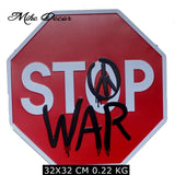 [ Mike Decor ] HAZARDOUS MATERIAL Factory Painting Triangle Plaque Public decor YD-524 - one46.com.au