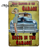 [ Mike86 ] HQ Motor Service Sex Wall Sign Metal Plaque Iron Painting Retro Gift Bar Friend Home Decor 20X30 CM AA-960 - one46.com.au
