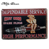 [ Mike86 ] HQ Motor Service Sex Wall Sign Metal Plaque Iron Painting Retro Gift Bar Friend Home Decor 20X30 CM AA-960 - one46.com.au