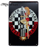 [ Mike86 ] HQ Motor Service Sex Wall Sign Metal Plaque Iron Painting Retro Gift Bar Friend Home Decor 20X30 CM AA-960 - one46.com.au