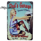 [ Mike86 ] HQ Motor Service Sex Wall Sign Metal Plaque Iron Painting Retro Gift Bar Friend Home Decor 20X30 CM AA-960 - one46.com.au