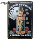 [ Mike86 ] HQ Motor Service Sex Wall Sign Metal Plaque Iron Painting Retro Gift Bar Friend Home Decor 20X30 CM AA-960 - one46.com.au