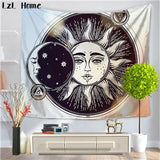 LzL Home Indian Mandala Tapestry Paintings Psychedelic Colorful Wall Hanging Tapestries Religion National Features Dorm Wall Art - one46.com.au