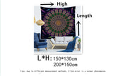 LzL Home Indian Mandala Tapestry Paintings Psychedelic Colorful Wall Hanging Tapestries Religion National Features Dorm Wall Art - one46.com.au