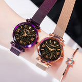 Luxury Women Watches Magnetic Starry Sky Female Clock Quartz Wristwatch Fashion Ladies Wrist Watch reloj mujer relogio feminino - one46.com.au