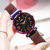 Luxury Women Watches Magnetic Starry Sky Female Clock Quartz Wristwatch Fashion Ladies Wrist Watch reloj mujer relogio feminino - one46.com.au