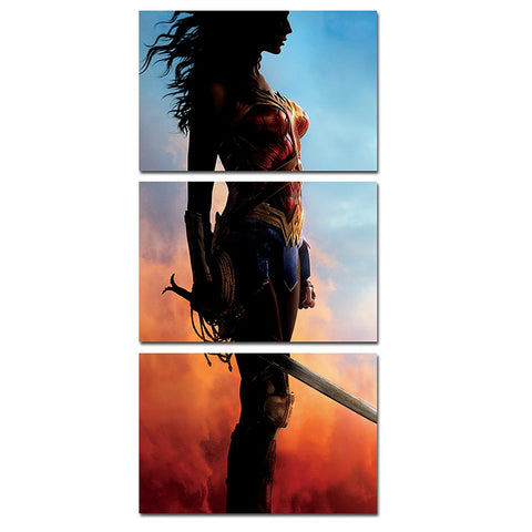 11459 3 Alliance Wonder Woman Oil Painting Frameles Canvas Painting Decoration Art Canvas Modern Home Decoration Painting - one46.com.au