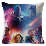 Avengers Endgame Cushion Cover Marvel Cotton Linen Pillow Case 45x45m For Sofa Chair Bedroom Pillowcase Home Decor Almofada - one46.com.au