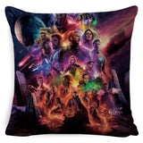 Avengers Endgame Cushion Cover Marvel Cotton Linen Pillow Case 45x45m For Sofa Chair Bedroom Pillowcase Home Decor Almofada - one46.com.au