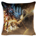 Avengers Endgame Cushion Cover Marvel Cotton Linen Pillow Case 45x45m For Sofa Chair Bedroom Pillowcase Home Decor Almofada - one46.com.au