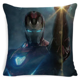 Avengers Endgame Cushion Cover Marvel Cotton Linen Pillow Case 45x45m For Sofa Chair Bedroom Pillowcase Home Decor Almofada - one46.com.au