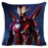 Avengers Endgame Cushion Cover Marvel Cotton Linen Pillow Case 45x45m For Sofa Chair Bedroom Pillowcase Home Decor Almofada - one46.com.au