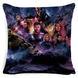 Avengers Endgame Cushion Cover Marvel Cotton Linen Pillow Case 45x45m For Sofa Chair Bedroom Pillowcase Home Decor Almofada - one46.com.au