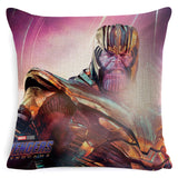 Avengers Endgame Cushion Cover Marvel Cotton Linen Pillow Case 45x45m For Sofa Chair Bedroom Pillowcase Home Decor Almofada - one46.com.au