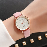 New 2018 Womens Watches Fashion Casual Womens Simple Style Quartz Leather Strap Wristwatch Ulzzang Women Watch - one46.com.au