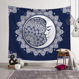 Sun Moon Palm Mandala Indian Tapestry Hippie Wall Hanging Bedspread Throw Cover Bohemian Beach Mat Home Decor 95x73cm Blanket - one46.com.au