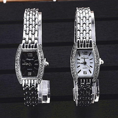 Fashion Silver Watch Women Bracelet Women's Watches Luxury Rhinestone Ladies Watch Women Watches Clock reloj mujer - one46.com.au