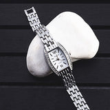 Fashion Silver Watch Women Bracelet Women's Watches Luxury Rhinestone Ladies Watch Women Watches Clock reloj mujer - one46.com.au