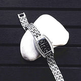 Fashion Silver Watch Women Bracelet Women's Watches Luxury Rhinestone Ladies Watch Women Watches Clock reloj mujer - one46.com.au