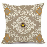 XUNYU Colorful Decorative Cushion Cover Linen Throw Pillow Cover Scandinavian Pillow Case Home Office Sofa Decor KQ004 - one46.com.au