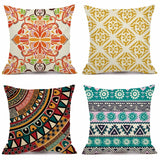 XUNYU Colorful Decorative Cushion Cover Linen Throw Pillow Cover Scandinavian Pillow Case Home Office Sofa Decor KQ004 - one46.com.au