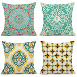 XUNYU Colorful Decorative Cushion Cover Linen Throw Pillow Cover Scandinavian Pillow Case Home Office Sofa Decor KQ004 - one46.com.au