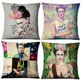 Unique Artist Cushion Cover Linen Reusable Pillow Case Fashion Women Throw Pillow Home Decor Pillow Cover - one46.com.au