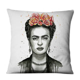 Unique Artist Cushion Cover Linen Reusable Pillow Case Fashion Women Throw Pillow Home Decor Pillow Cover - one46.com.au