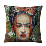 Unique Artist Cushion Cover Linen Reusable Pillow Case Fashion Women Throw Pillow Home Decor Pillow Cover - one46.com.au