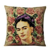 Unique Artist Cushion Cover Linen Reusable Pillow Case Fashion Women Throw Pillow Home Decor Pillow Cover - one46.com.au