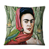 Unique Artist Cushion Cover Linen Reusable Pillow Case Fashion Women Throw Pillow Home Decor Pillow Cover - one46.com.au