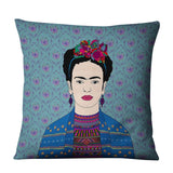 Unique Artist Cushion Cover Linen Reusable Pillow Case Fashion Women Throw Pillow Home Decor Pillow Cover - one46.com.au