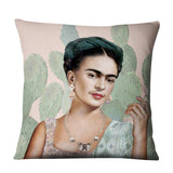 Unique Artist Cushion Cover Linen Reusable Pillow Case Fashion Women Throw Pillow Home Decor Pillow Cover - one46.com.au