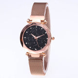 Luxury Women Watches Ladies Magnetic Gypsophila dial Women Watch quartz watches Waterproof steel belt Wristband girl gift clock - one46.com.au