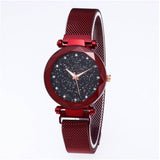 Luxury Women Watches Ladies Magnetic Gypsophila dial Women Watch quartz watches Waterproof steel belt Wristband girl gift clock - one46.com.au