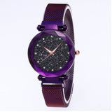 Luxury Women Watches Ladies Magnetic Gypsophila dial Women Watch quartz watches Waterproof steel belt Wristband girl gift clock - one46.com.au