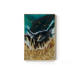 Abstract Gold Field Sun Canvas Painting Golden Foil Poster Print Big Wall Art for Living room Tableaux Cuadros Salon Decoracion - one46.com.au