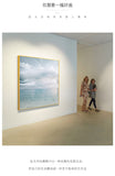 Nordic Seascape Bright Sky Sea Clouds Canvas Painting Poster Print Modern Wall Art Pictures For Living Room Bedroom home deco - one46.com.au