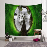 Tree Scenery Tapestry Home Decorations Wall Hanging Wall Tapestry Blanket Farmhouse Decor  Window Tapestry 4 Size Psychedelic - one46.com.au